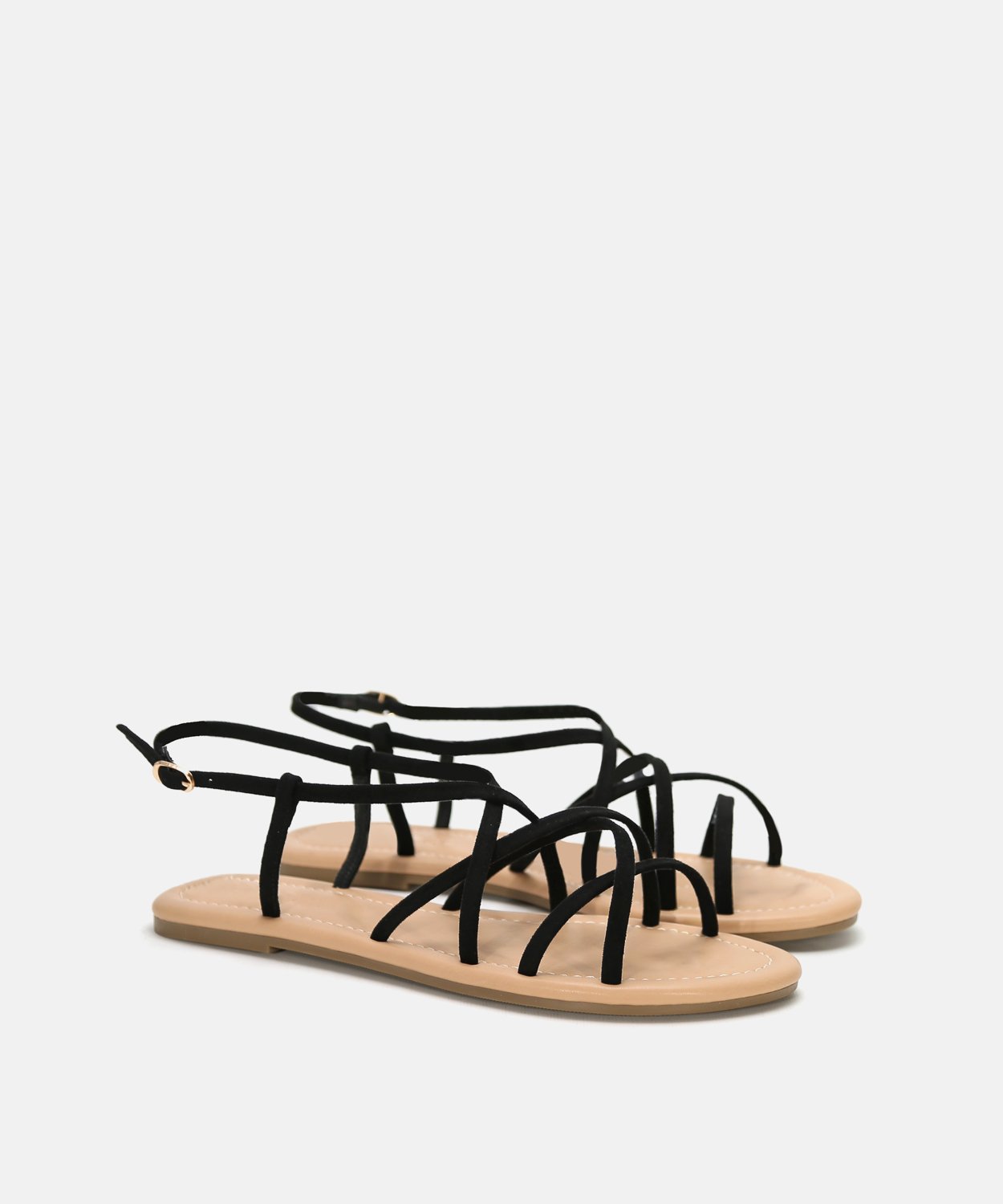 Sandalia plana multitiras image number null